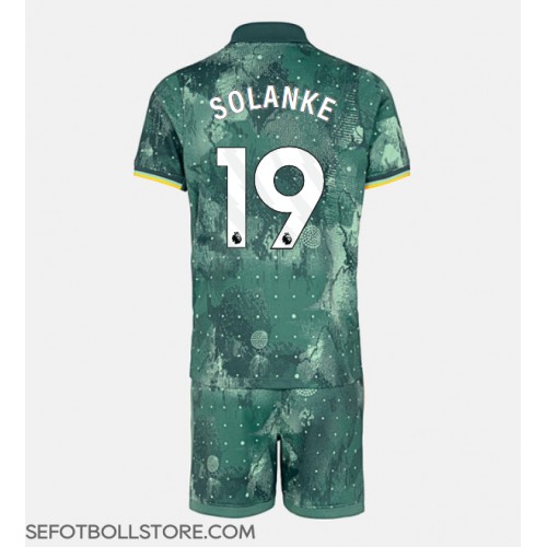 Tottenham Hotspur Dominic Solanke #19 Replika babykläder Tredjeställ Barn 2024-25 Kortärmad (+ korta byxor)